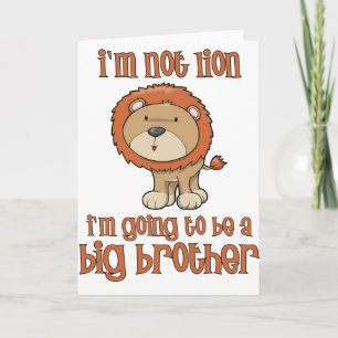 Faire-part frère de lion