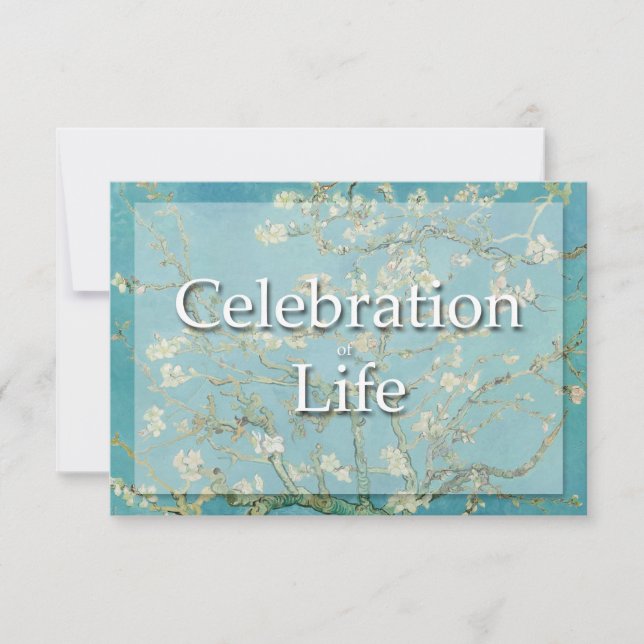 Faire-part funéraire de Blossom Van Gogh (Devant)