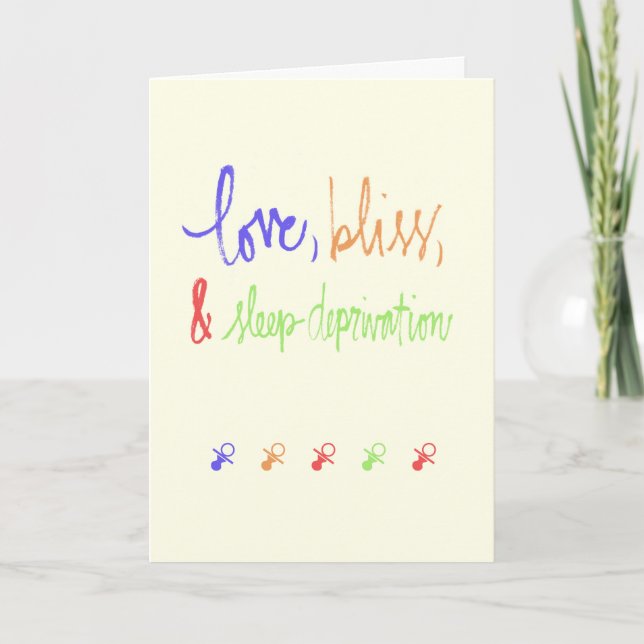Faire-part Funny Welcome Baby Card (Devant)