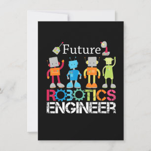 Faire-part Futur Robotique Ingénieur Robots Costume d'amour c