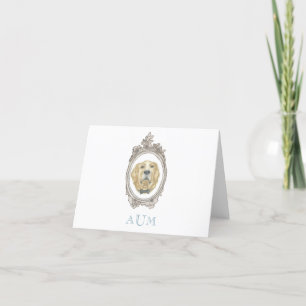 Faire-part Golden Retriever Stations