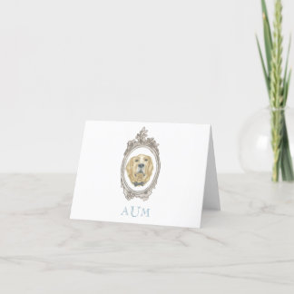 Faire-part Golden Retriever Stations