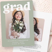 Graduate de la classe de 20XX Moderne Photo Gradua