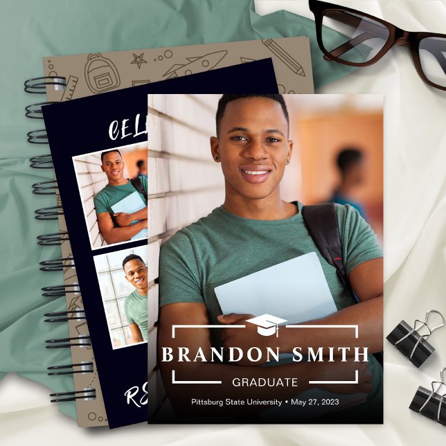 Faire-part Graduate University 2023 Parti 5 Photo (Créateur téléchargé)