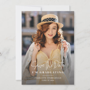 Faire-part Graduation 2025 Grad Photos Enregistrer la date
