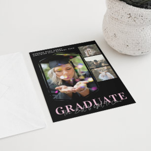 Faire-part Graduation géométrique minimale moderne 4 Photo