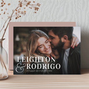 Faire-part Grand moment Fiançailles photo