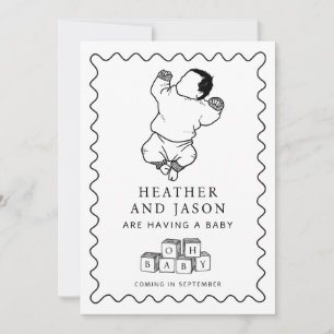 Faire-part Grossesse à main mignonne