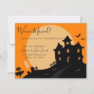 Faire-part Halloween de la maison hantée de déménagement Fair