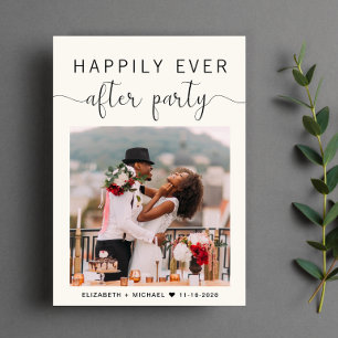 Faire-part Heureusement Jamais Après La Réception De Mariage 