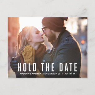 Faire-part Hipster Love   Enregistrer la carte postale Date