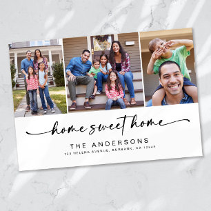 Faire-part Home Sweet Home   Trois photos en mouvement
