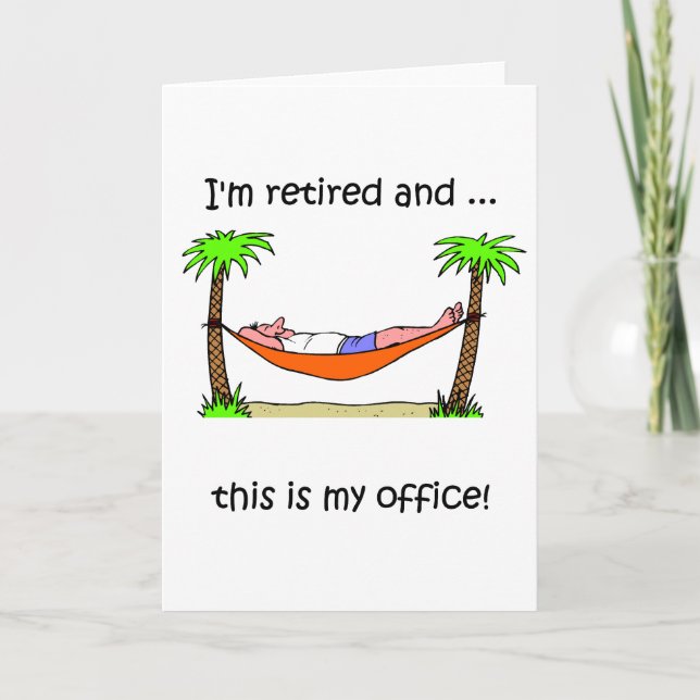 Faire-part Humour drôle de retraite (Devant)