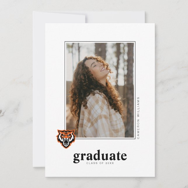 Faire-part Idaho State University Bengals Spirit Design (Devant)