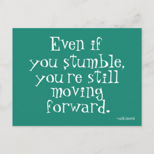 Faire-part Inspiration de réussite - Carte postale motivation