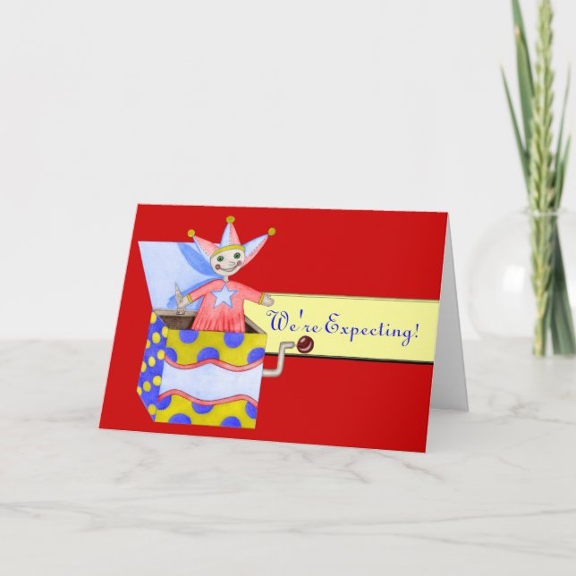 Faire-part Jack-in-the-box (Devant)