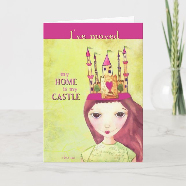 Faire-part j'ai déménagé (Devant)