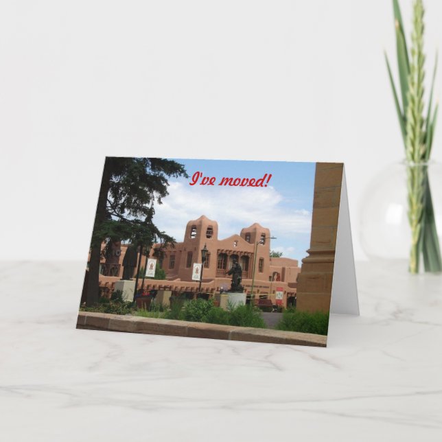 Faire-part J'ai déménagé - à Père Noël Fe (Devant)