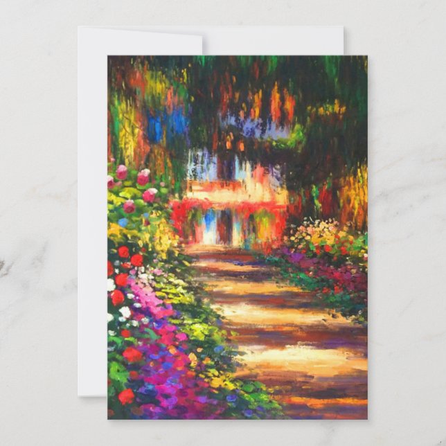Faire-part Jardin du Monet à Giverny (Devant)