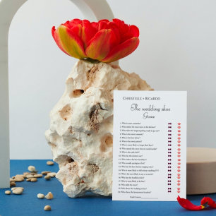 Faire-part jeu de chaussures mariage jeu de bachelorette jeu 