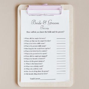 Faire-part Jeu de douche nuptiale pour mariée et mariée