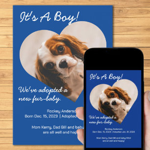 Faire-part Joli nouveau chiot