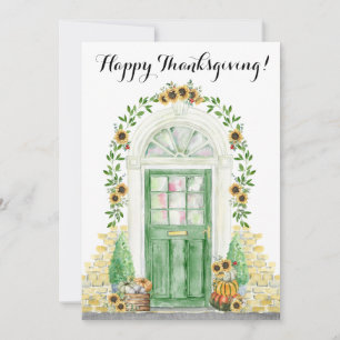 Faire-part Joyeuse annonce de nouvelle maison pour Thanksgivi