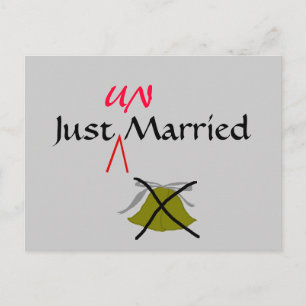 Faire-part Just UN-Marié - carte postale