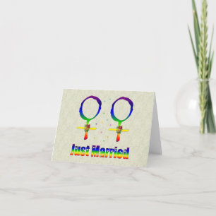 Faire-part Juste lesbiennes mariées