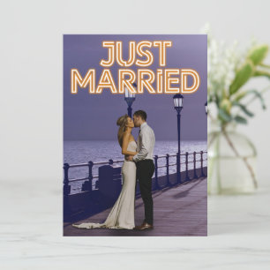 Faire-part Juste Marié Non Lumières Mariage Photo Annonce