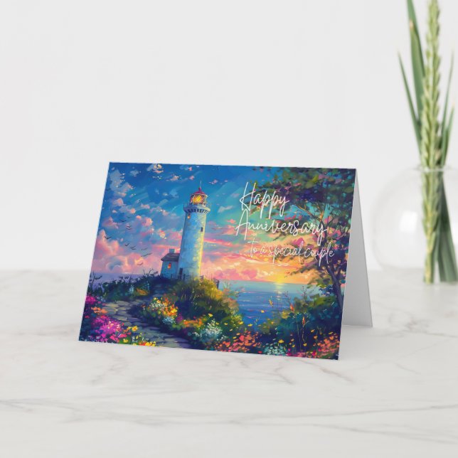 Faire-part JW Joyeux anniversaire à un couple spécial (Devant)