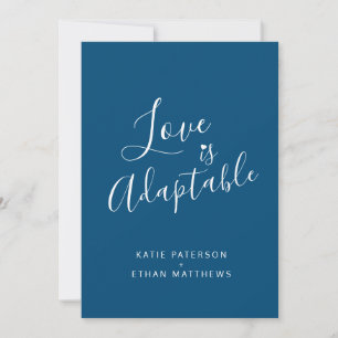 Faire-part L'amour bleu est adaptable changement streaming ma