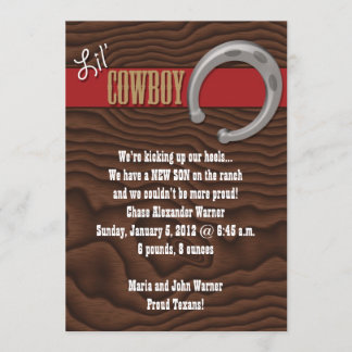 Faire-part Lil' Cowboy