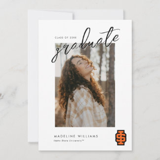 Faire-part Logo Bengales Gras de l'Université d'État de l'Ida