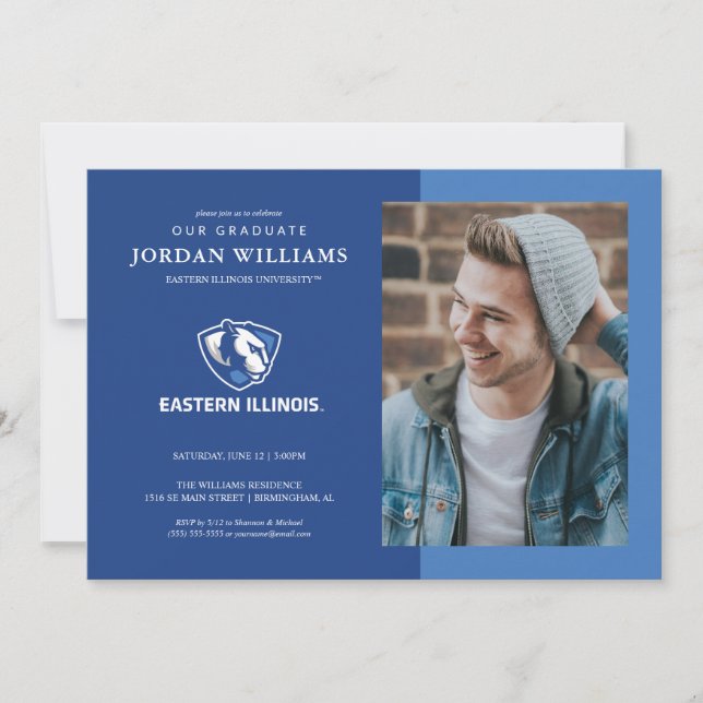 Faire-part Logo de l'entête et du mot-symbole des Panthers de (Devant)