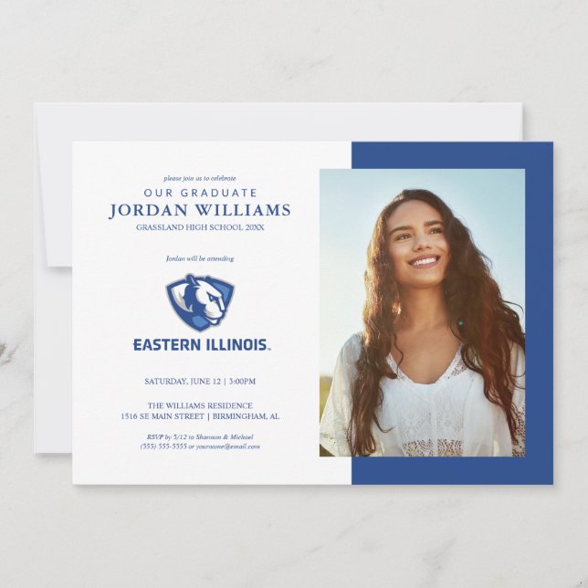 Faire-part Logo de l'entête et du mot-symbole des Panthers de (Devant)