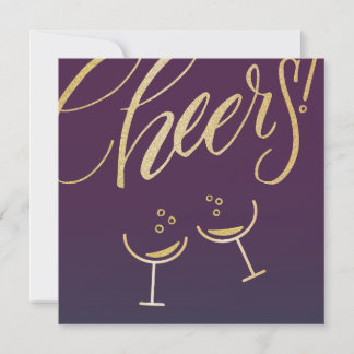 Faire-part Lunettes de Cheers au crépuscule