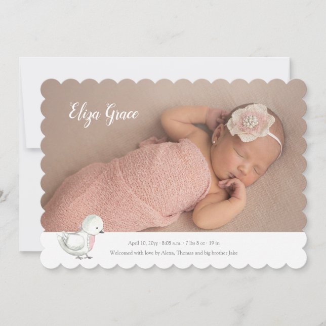 Faire-part Ma toute première photo H Photo (Devant)