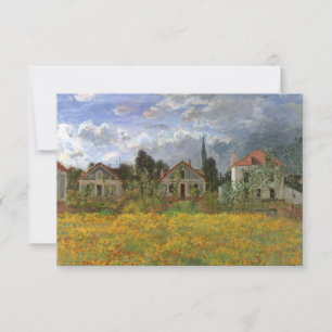 Faire-part Maisons à Argenteuil par Monet, Changement d'adres