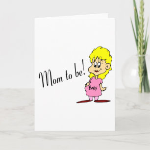 Faire-part Maman à être (femme enceinte)