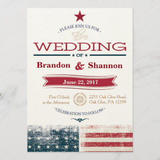 Faire-part Mariage Americana 5,5 x 7,5
