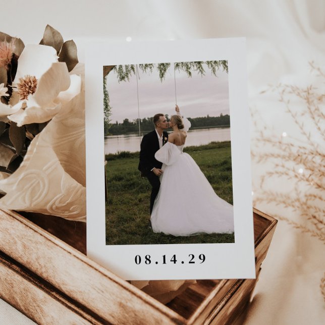 Faire-part Mariage d'Elopement Multi Photo Moderne Minimal (Créateur téléchargé)
