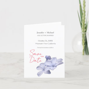 Faire-part Mariage mariage Calligraphie minimaliste Florale