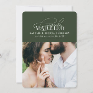 Faire-part mariage marié