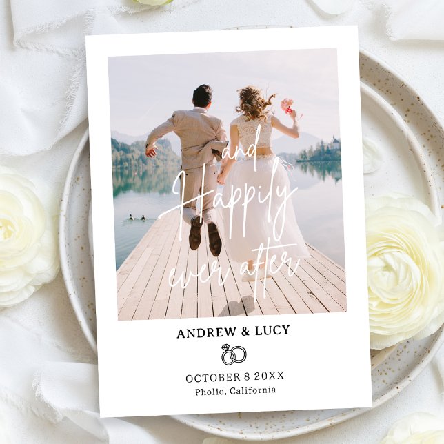 Faire-part Mariage photo moderne  (Créateur téléchargé)