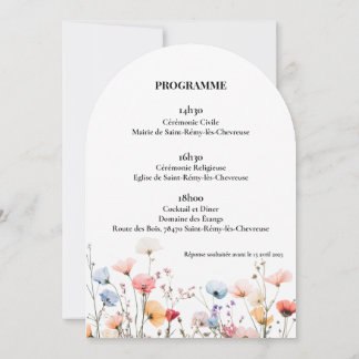 Faire-part Mariage printanier