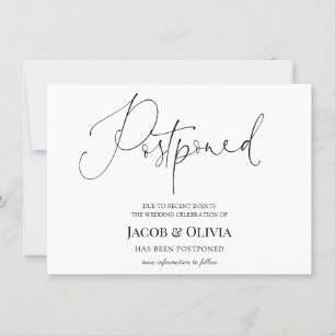 Faire-part Mariage reporté