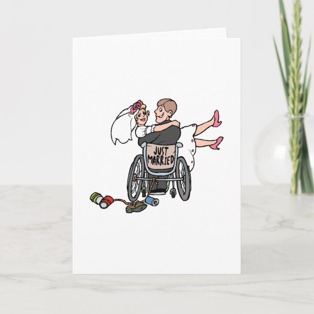 Faire-part Marié (Groom Wheelchair) (Devant)