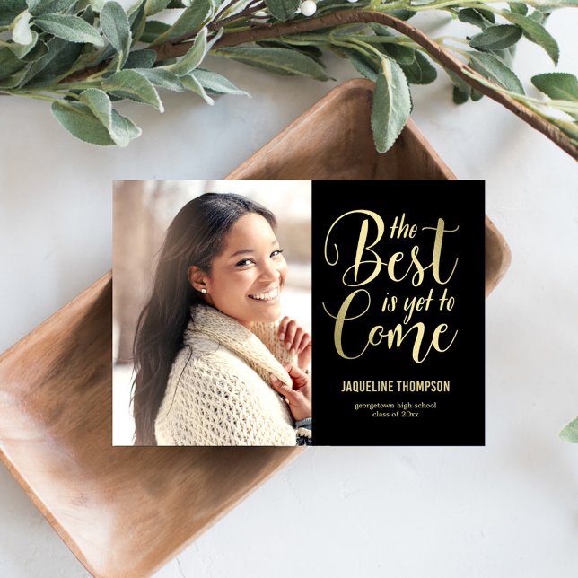 Faire-part Meilleure annonce de remise de diplôme EDITABLE CO (Créateur téléchargé)