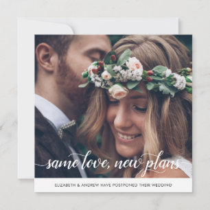 Faire-part Même amour Chic Nouvelles Plans Changement de Date